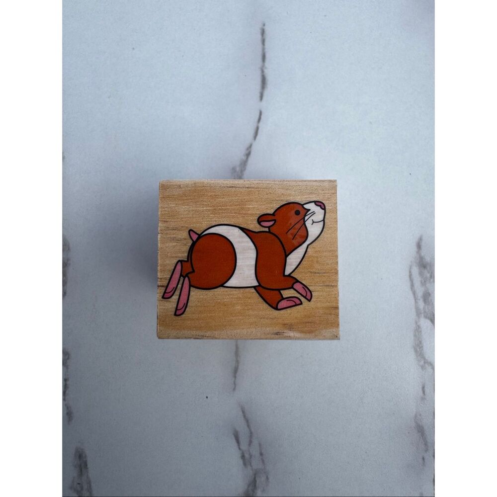 New Cartoon Guinea Pig Rubber Stamp